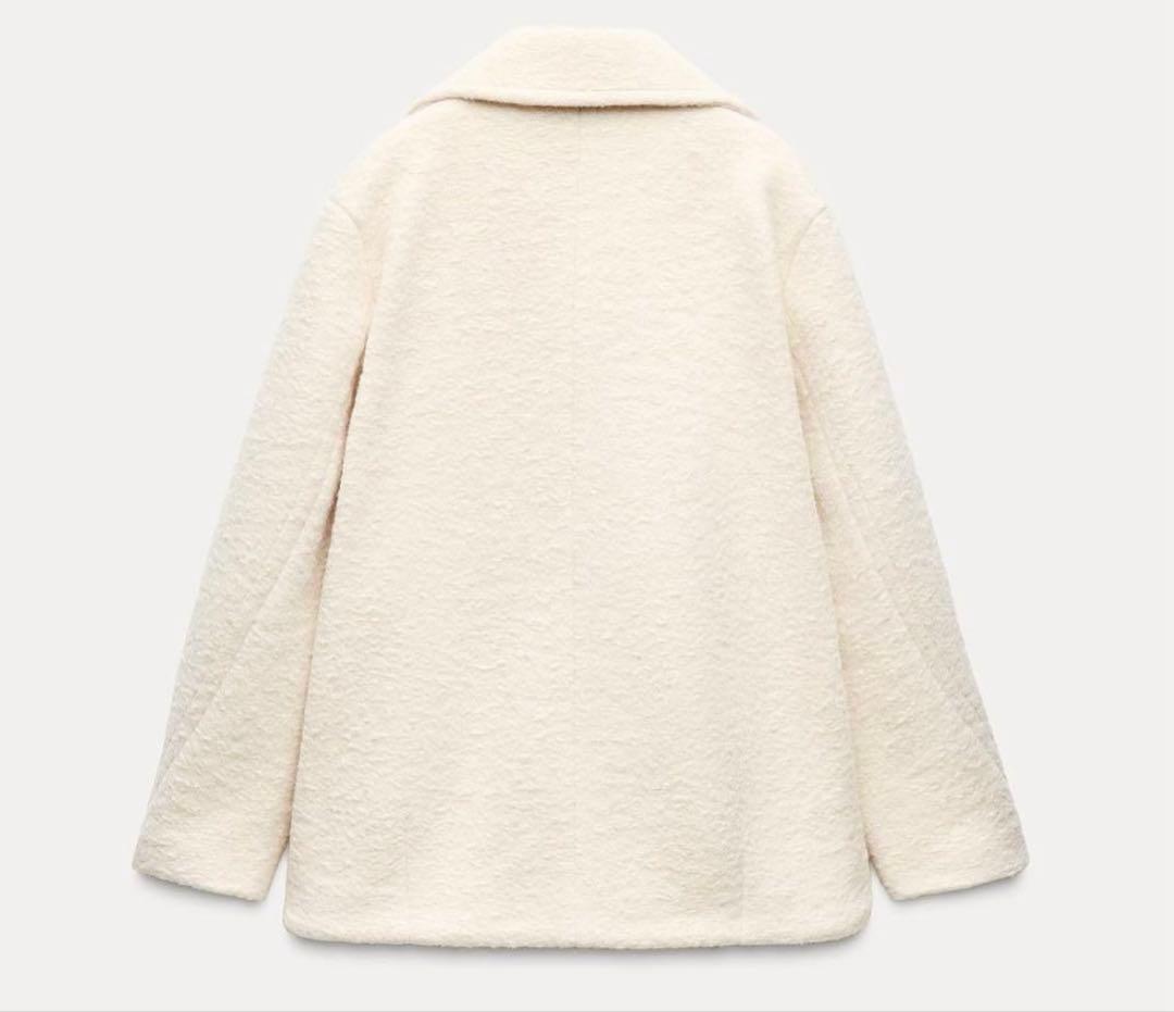 ZARA ダブルブレスト　ブークレコート　XS