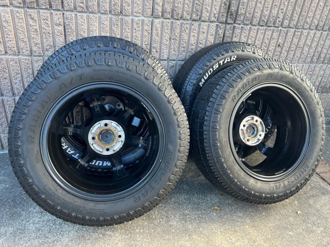 あ*)様 マッドスター ラジアル A/T 195/65R15 タイヤ4本　ホイー