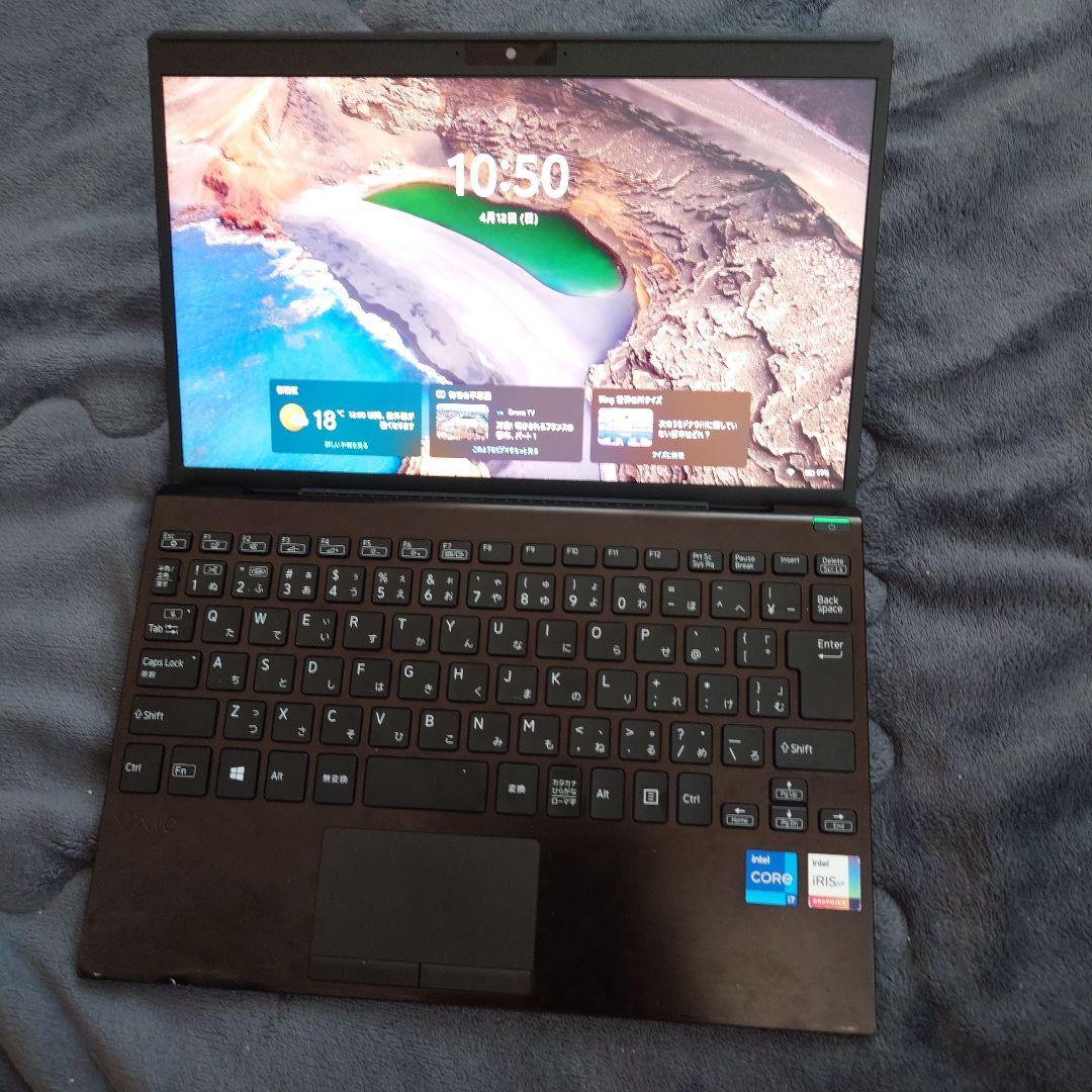 VAIO 12.5インチ ノートPC Intel Corei7 11世代