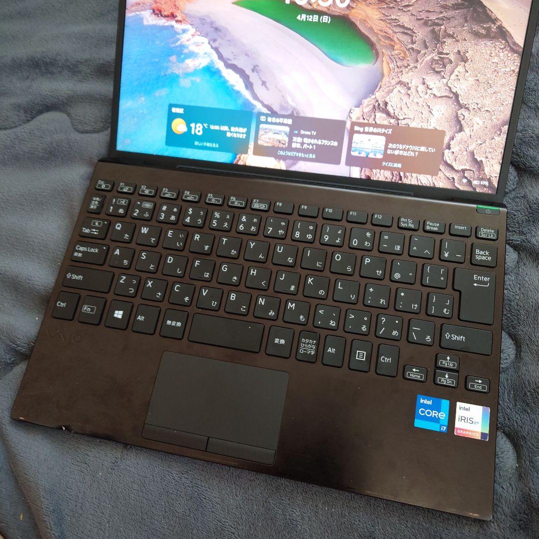 VAIO 12.5インチ ノートPC Intel Corei7 11世代