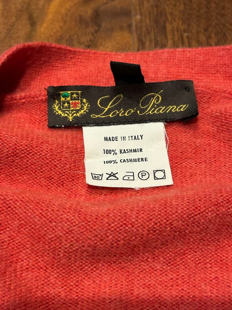 LORO PIANA ロロピアーナ カシミヤ100% ニット ベスト 48