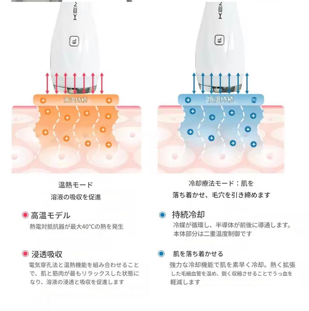 ♥♥ゆん♥♥！エレクトロポレーション RF美顔器　美容機器　美容液導入