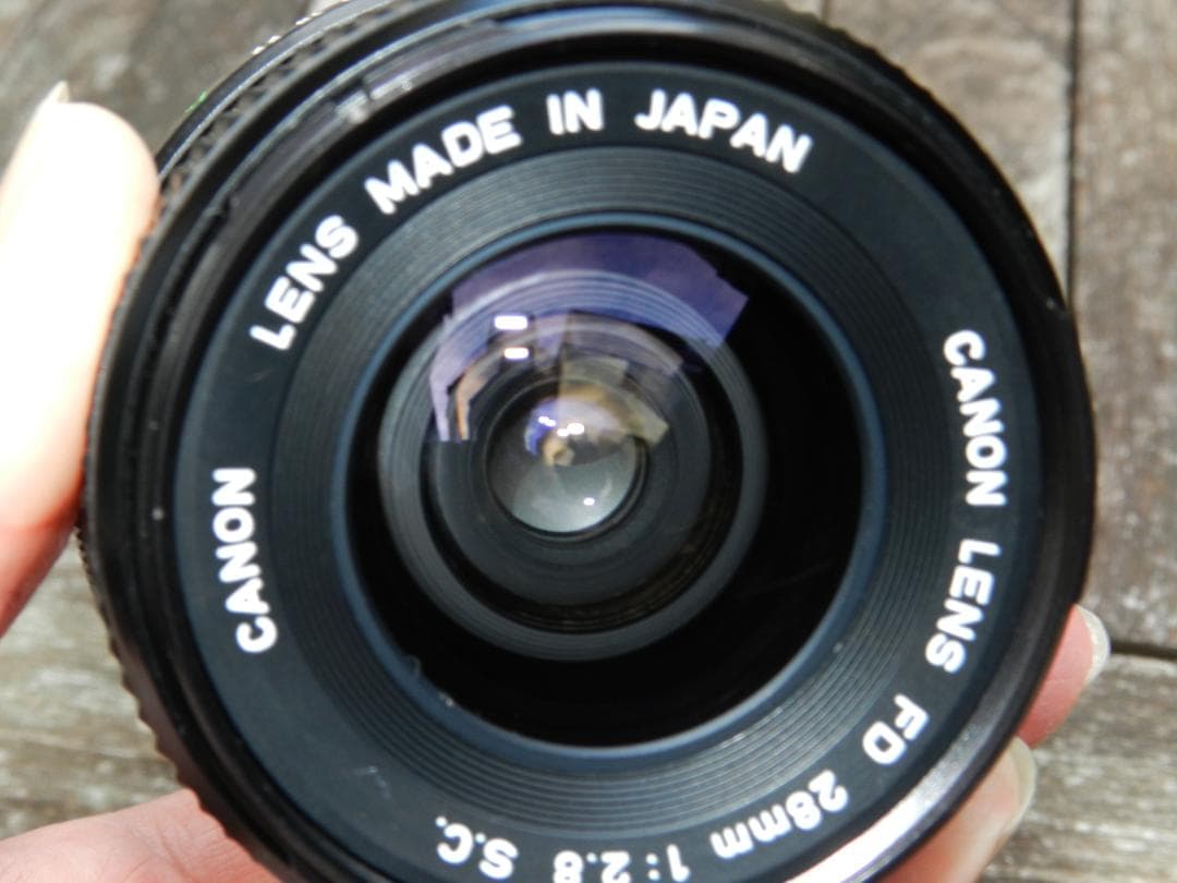 極美品 Canon AE-1 Program カメラ FD 28 2.8 レンズ