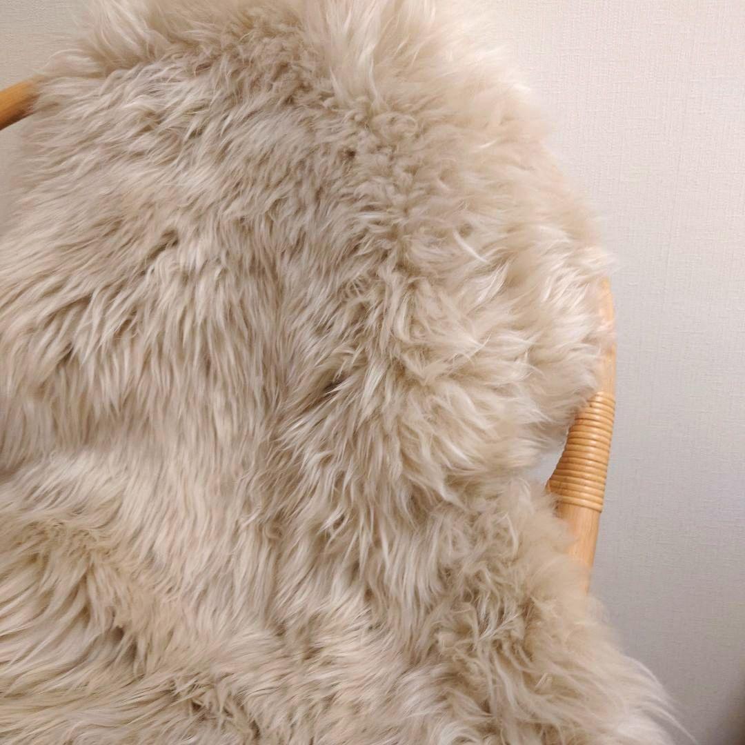 シープスキン　ネイチャーコレクション　ムートン　ラムファー　毛皮カバー