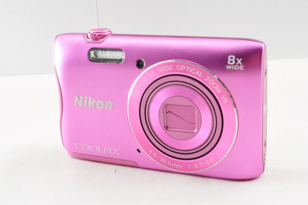 美品　NIKON COOLPIX S3700 ピンク　コンパクトデジタルカメラ