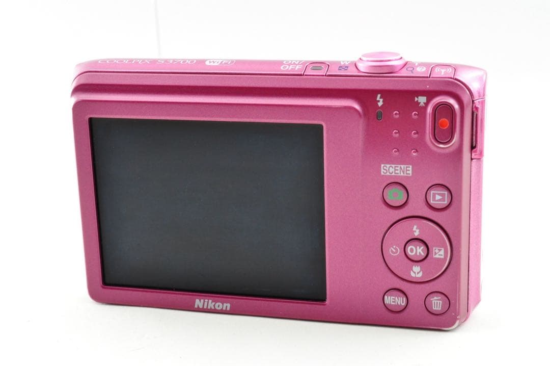 美品　NIKON COOLPIX S3700 ピンク　コンパクトデジタルカメラ