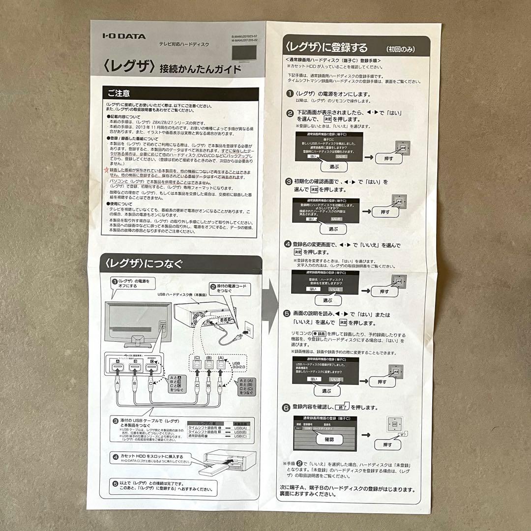 レグザ AVHD-ZRC5 REGZA タイムシフト用HDD（4TB+1TB）