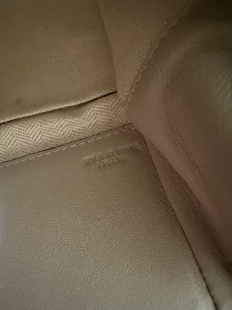 【極美品】LOEWEロエベ ハンモック ミニ DW レザー&リネン ライトオーク