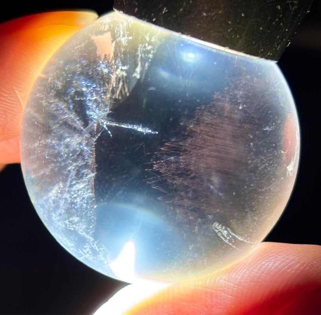 レア　高品質　ピンクラダー　水晶　スフィア　天然石　ブルーエンジェルラダー