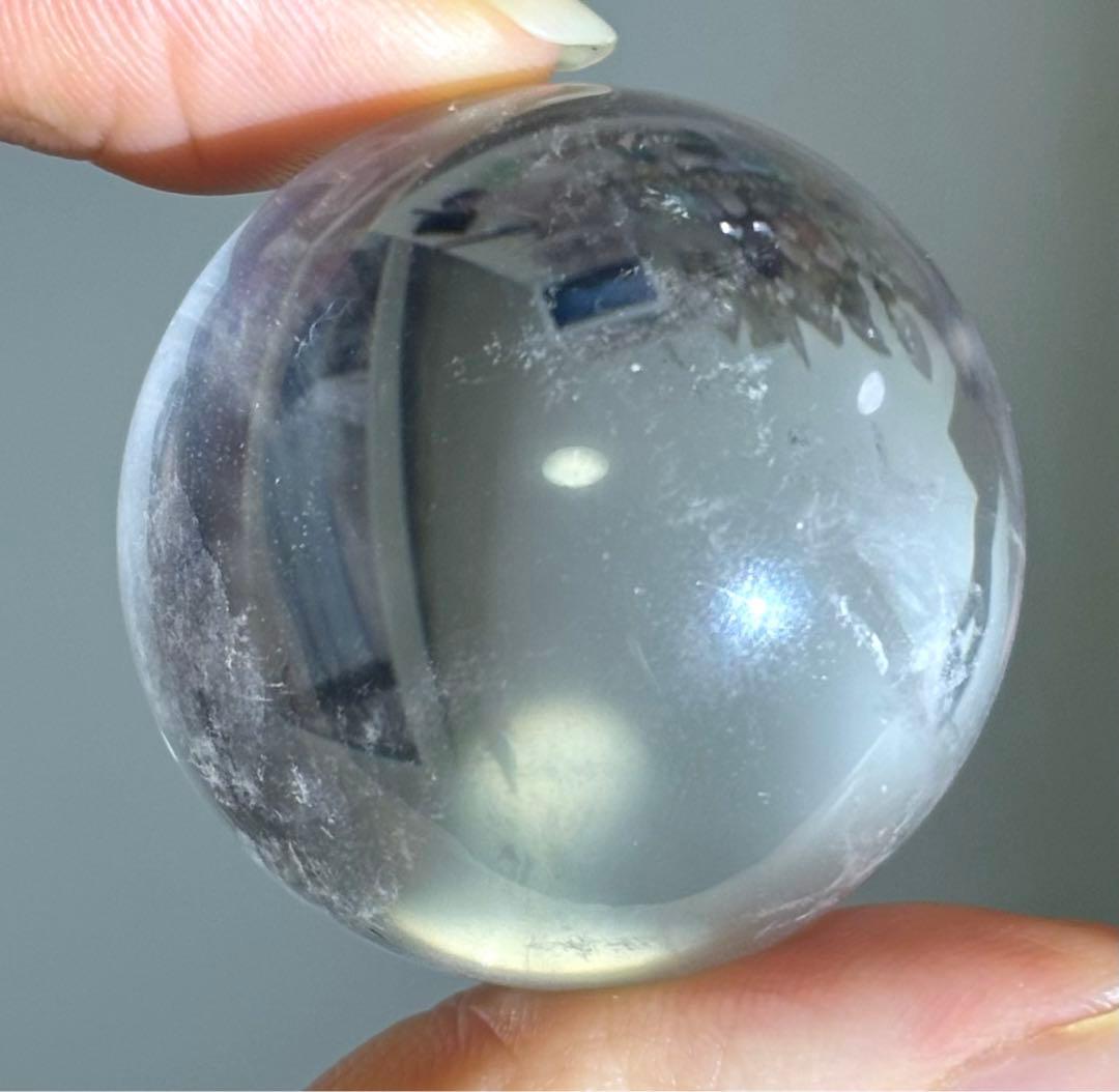 レア　高品質　ピンクラダー　水晶　スフィア　天然石　ブルーエンジェルラダー