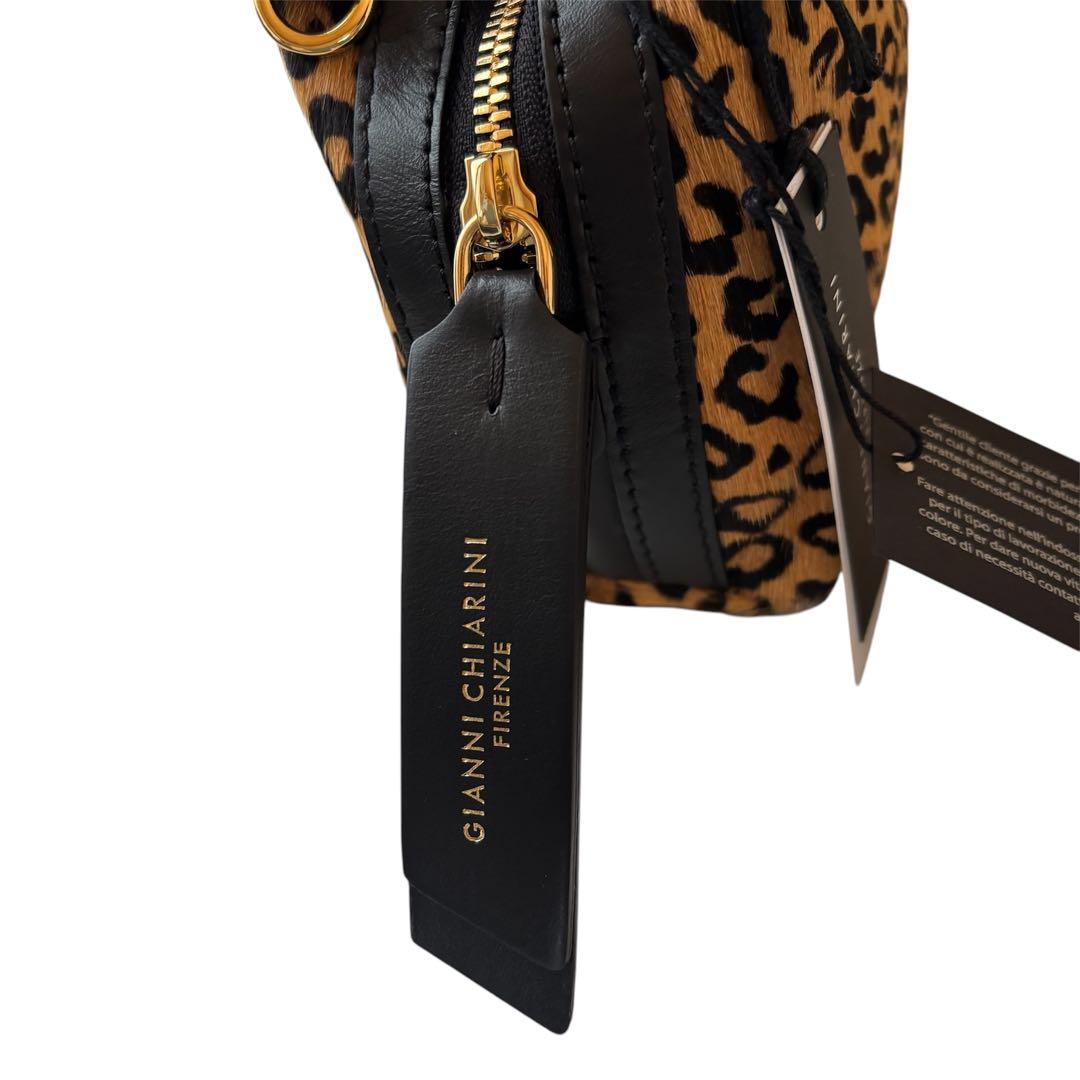 【タグ付き未使用品】ジャンニキアリーニアリファSハラコショルダーバッグ