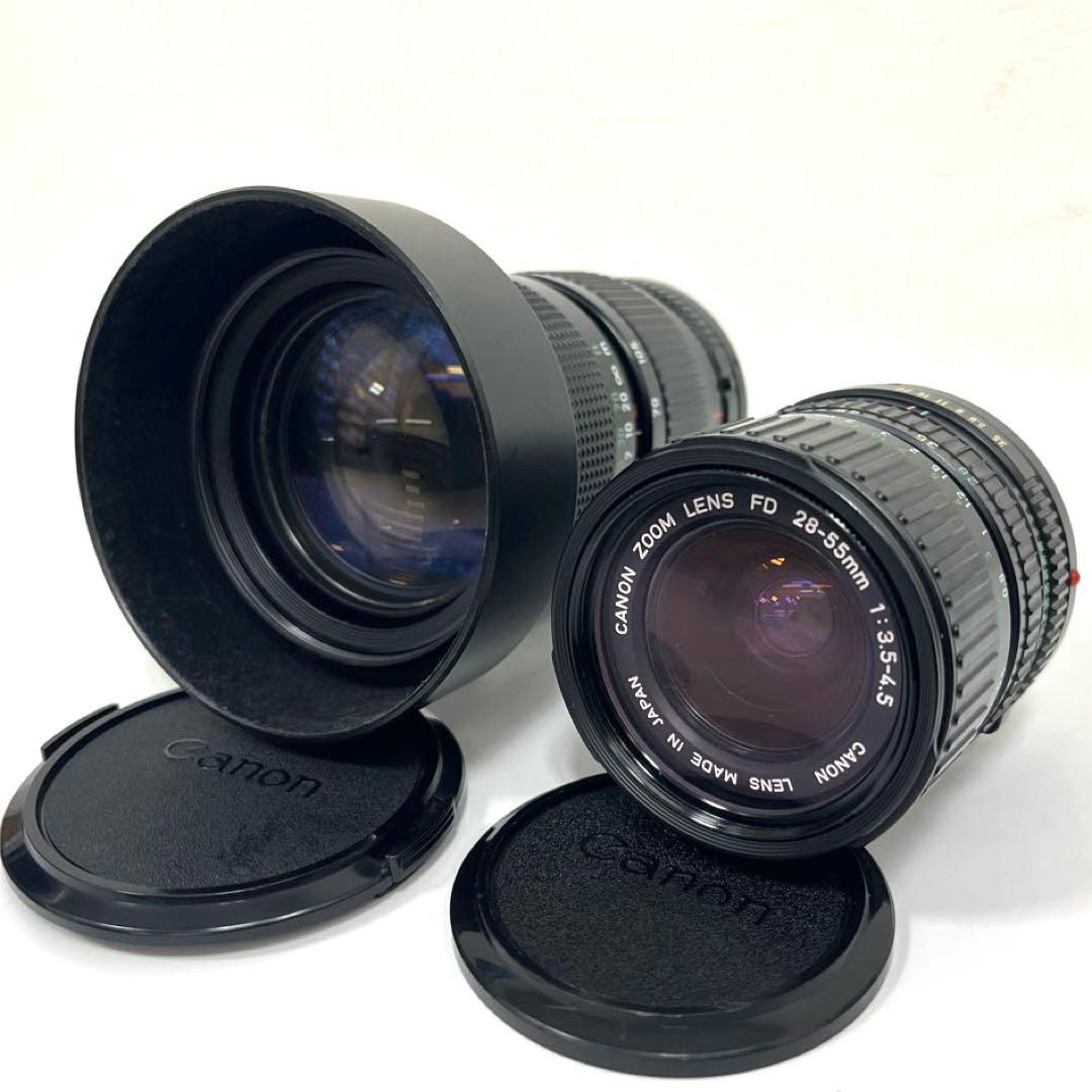 【Canon】キヤノン 一眼レフ AL-1 レンズ2種 セット【ジャンク】