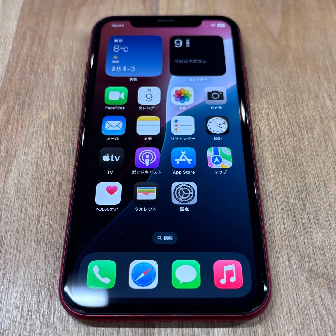 D*5様 【美品】iPhone XR 64GB レッド バッテリー最大容量96%