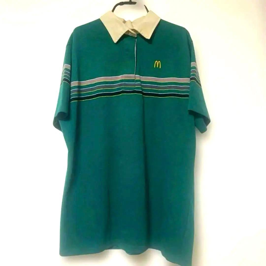 プ*読様 McDonald's ヴィンテージ古着　グリーン ポロシャツ