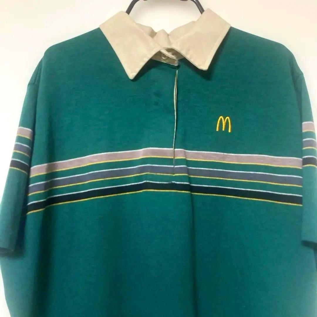 プ*読様 McDonald's ヴィンテージ古着　グリーン ポロシャツ