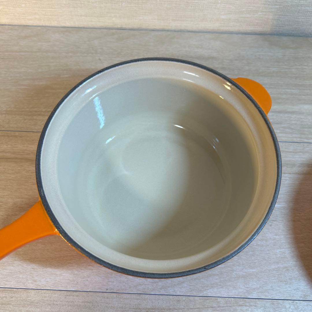 ルクルーゼ　マルチファンクション　オレンジ　18cm 片手鍋