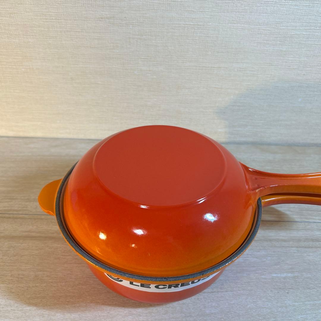 ルクルーゼ　マルチファンクション　オレンジ　18cm 片手鍋