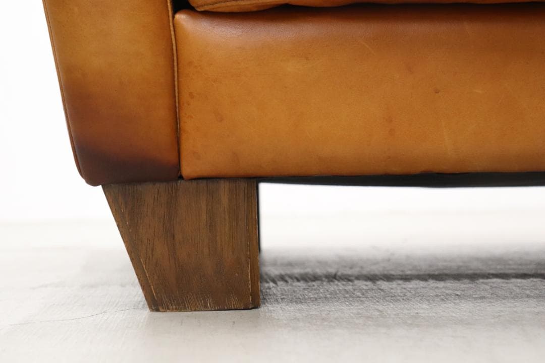 アクメ ファニチャー フレスノ ソファ 1P 1シーター 本革 レザー