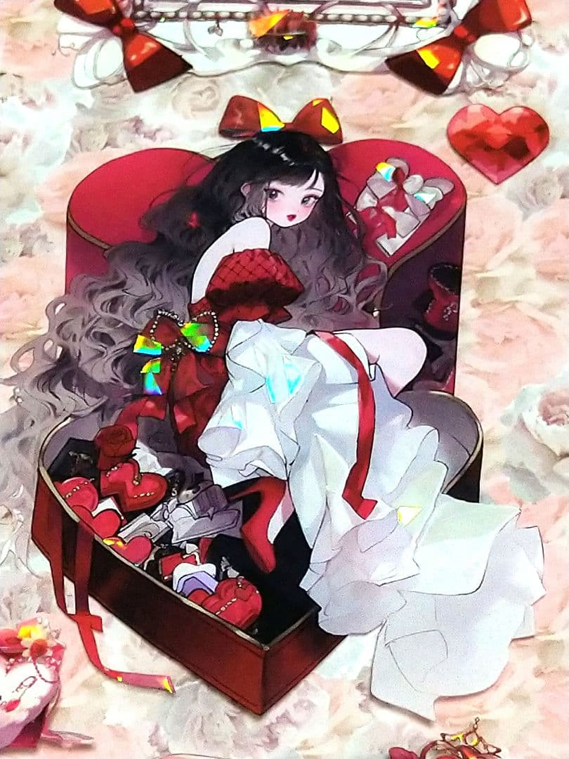 廃盤品✩J1075＃绯语礼赞(贝壳光)心有丘壑切り売り海外人物女の子AIマステ