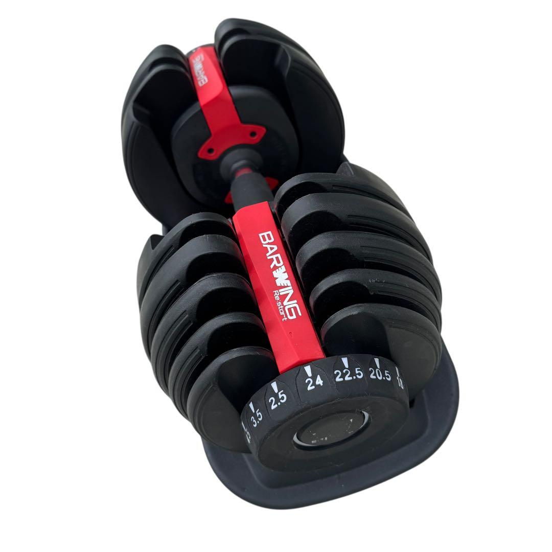 ①BARWING　可変式ダンベル　24KG　筋トレ　バーウィング