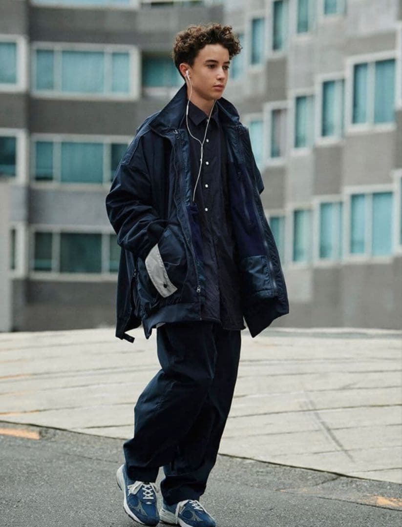 ハ*カ様 AH.H SSZ A.H NYPD 名作ビッグジャケットM ネイビー