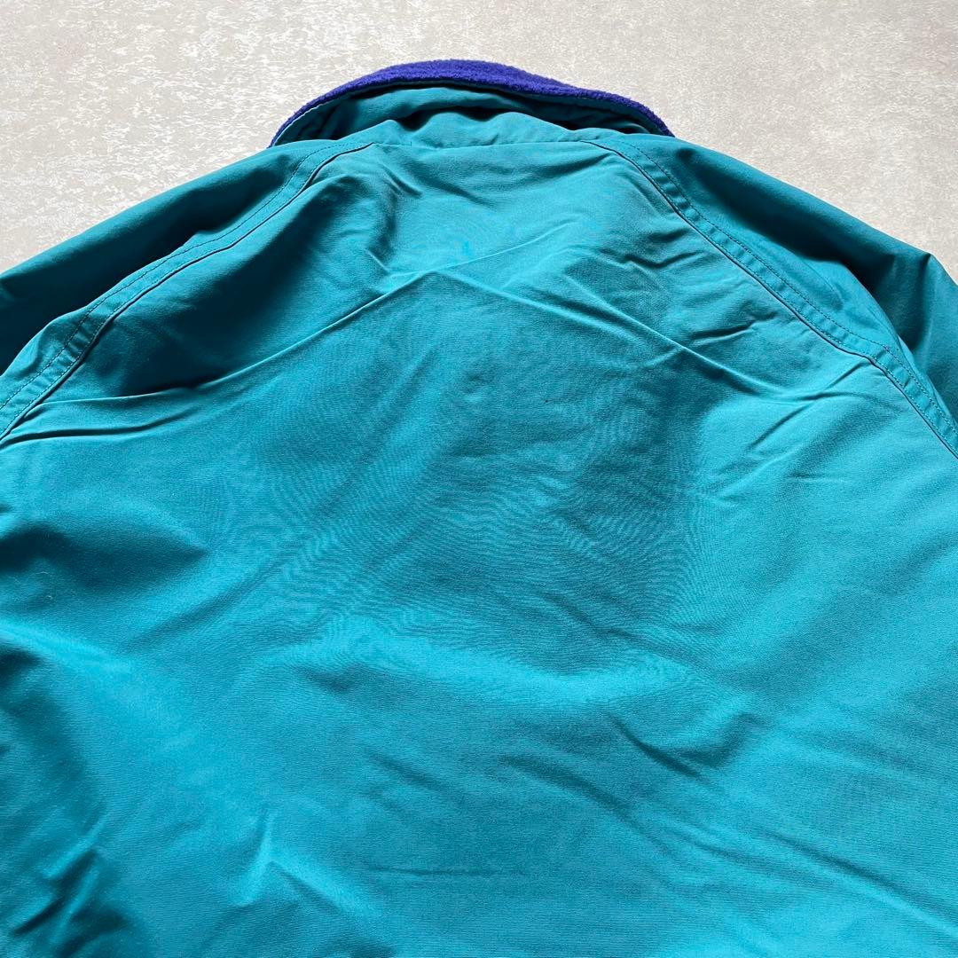 80s L.L.Beanナイロンジャケットグリーンウォームアップシェルドシンチラ