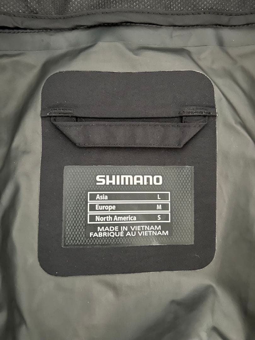 SHIMANO NEXUS レインウェア Lサイズ ブラック 上下セット