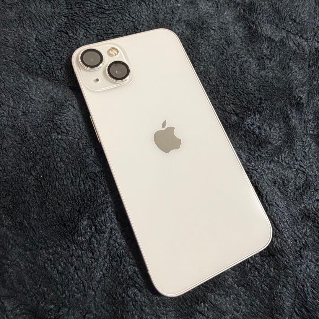 【美品】iPhone13 128GB ホワイト SIMフリー バッテリー95%