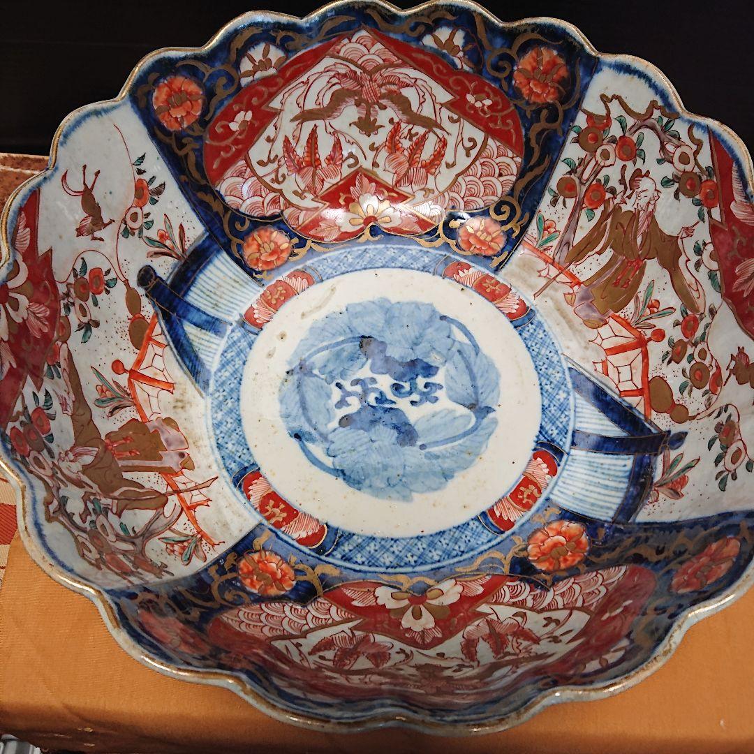 古伊万里、色絵、菓子器