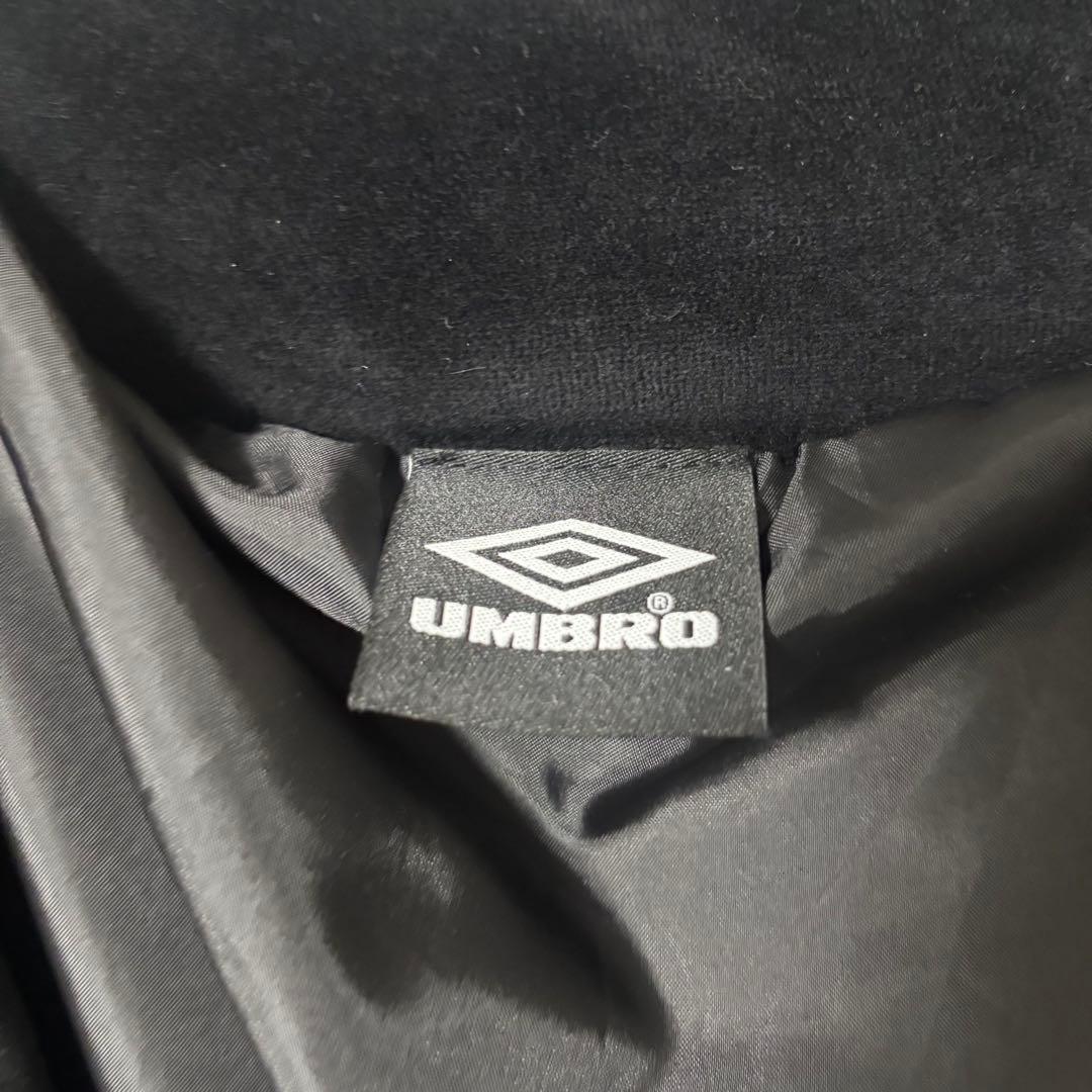 未使用級✨アンブロ×9090 中綿　ダウンジャケット　コラボ　ブラック　M 刺繍