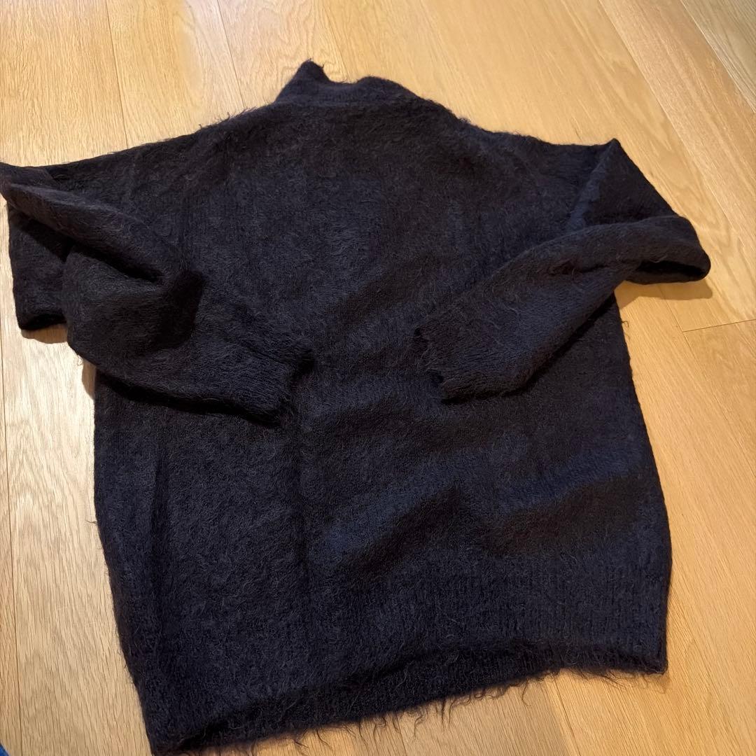 AURALEE ダークブラウン モヘアポロセーター サイズ4