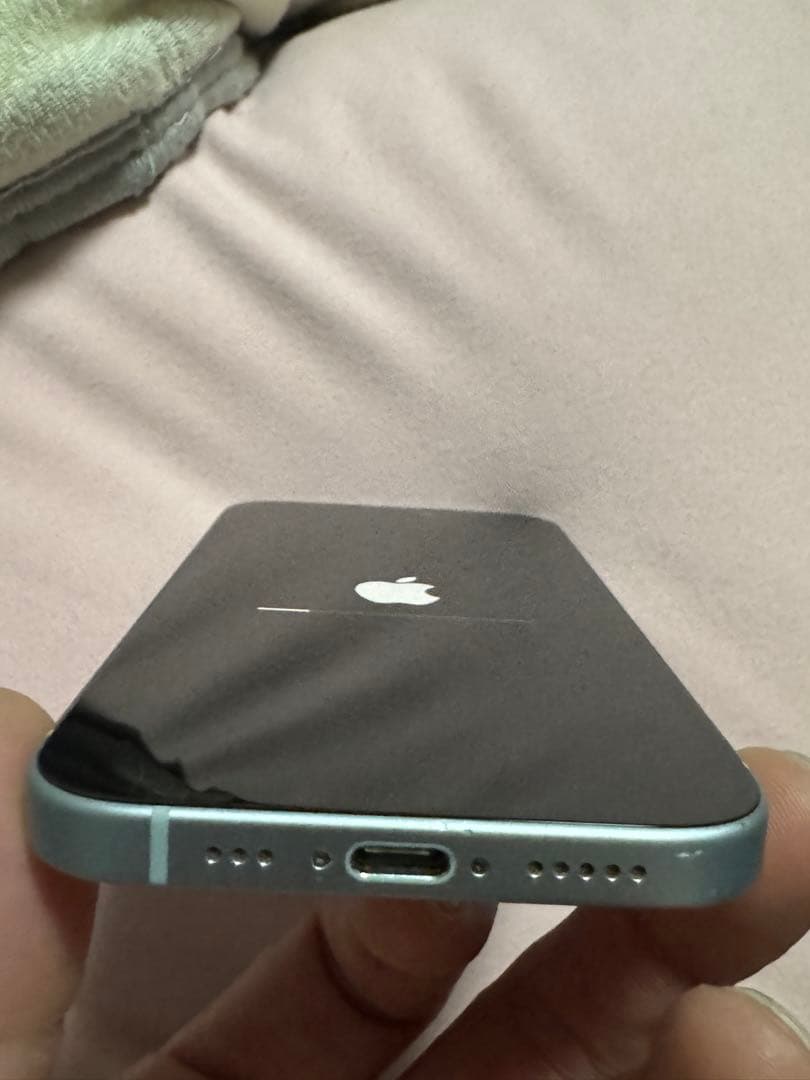 iPhone15 ブルー　128GB 中古品　SIMフリー