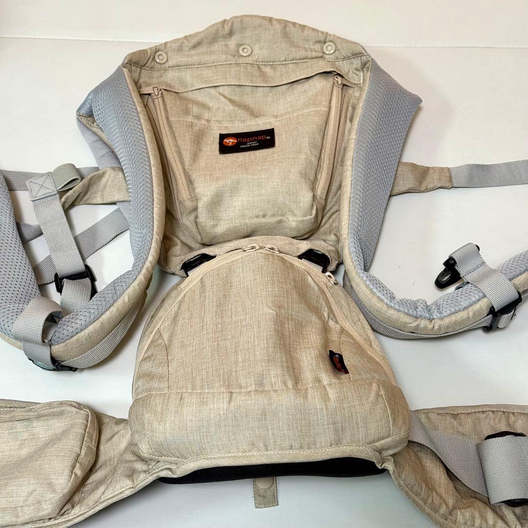 napnap Tran ナップナップ トラン　ヒップシート ベージュ　抱っこ紐