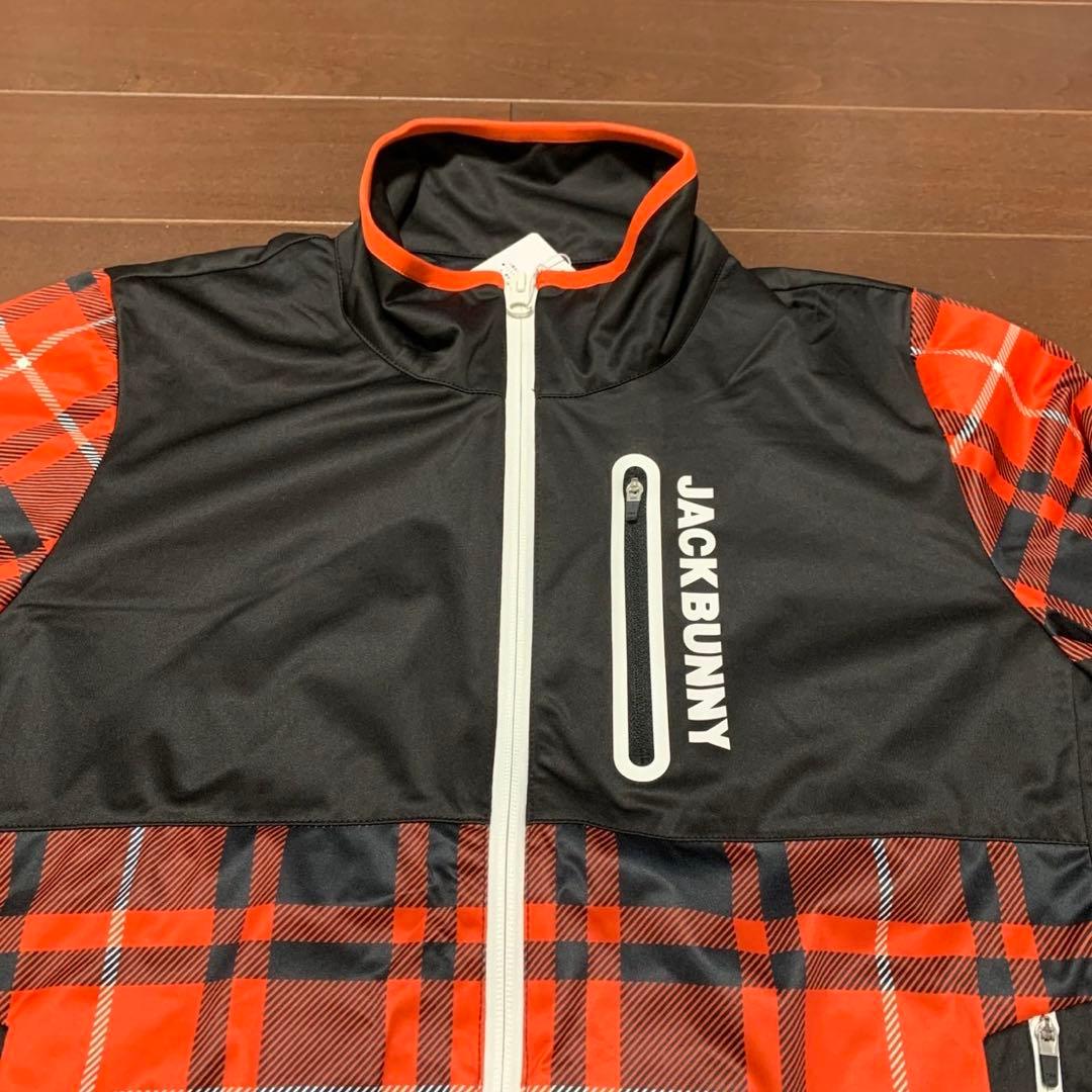 ジャックバニーPEコーティングムース赤チェックジャケットサイズ2