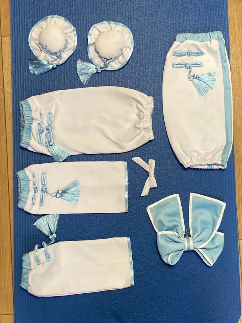 マリームーン　天使界隈..チャイナワンピース 水色 ワンピース