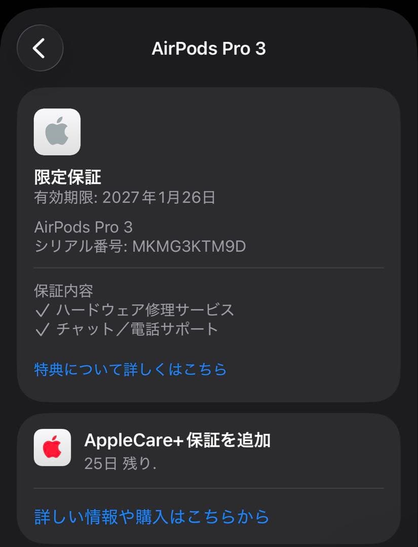 Apple AirPods Pro 第3世代 充電ケース A3122 極美品