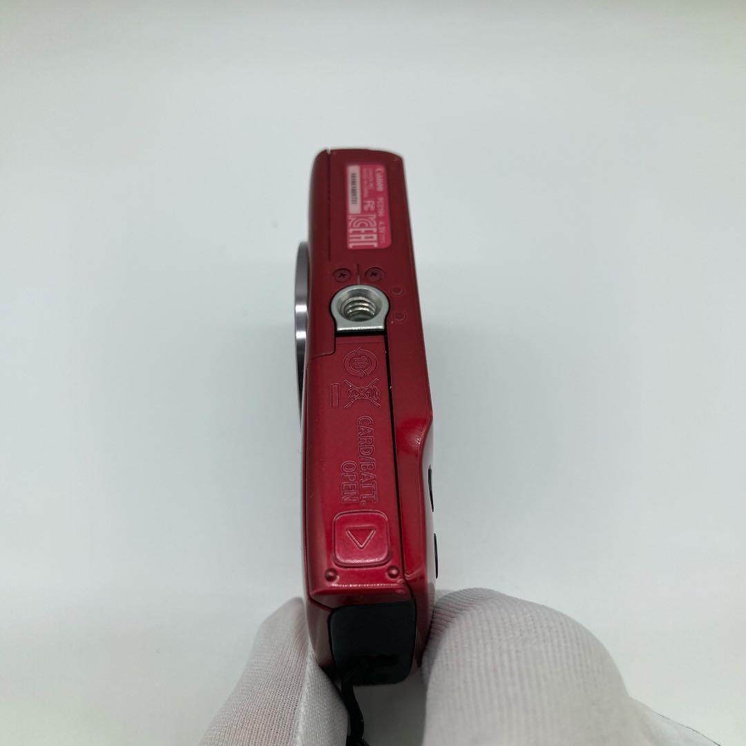 【美品】【送料込】Canon IXY160 レッド 充電器・バッテリー付き