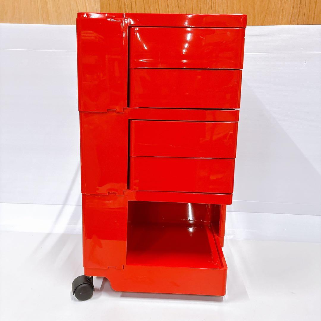 ★正規品★B-LINE ボビーワゴン3段4トレイ レッド赤