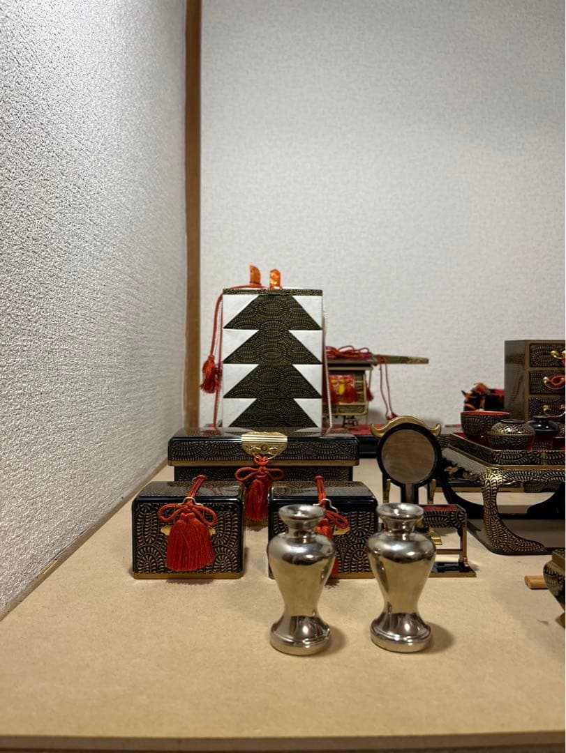 雛飾り　雛道具まとめ売り