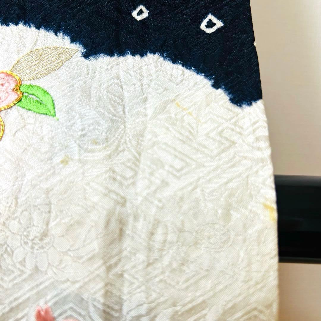 No.118 七五三　3歳 正絹着物フルセット　　総絞り
