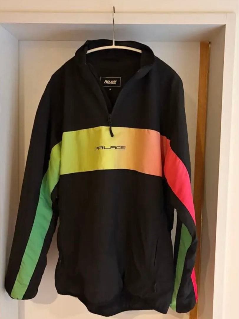 PALACE ナイロンジャケット ブラックM アノラック