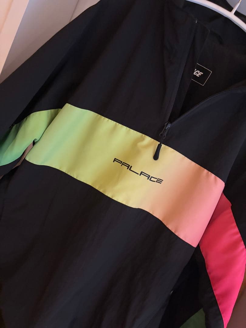 PALACE ナイロンジャケット ブラックM アノラック