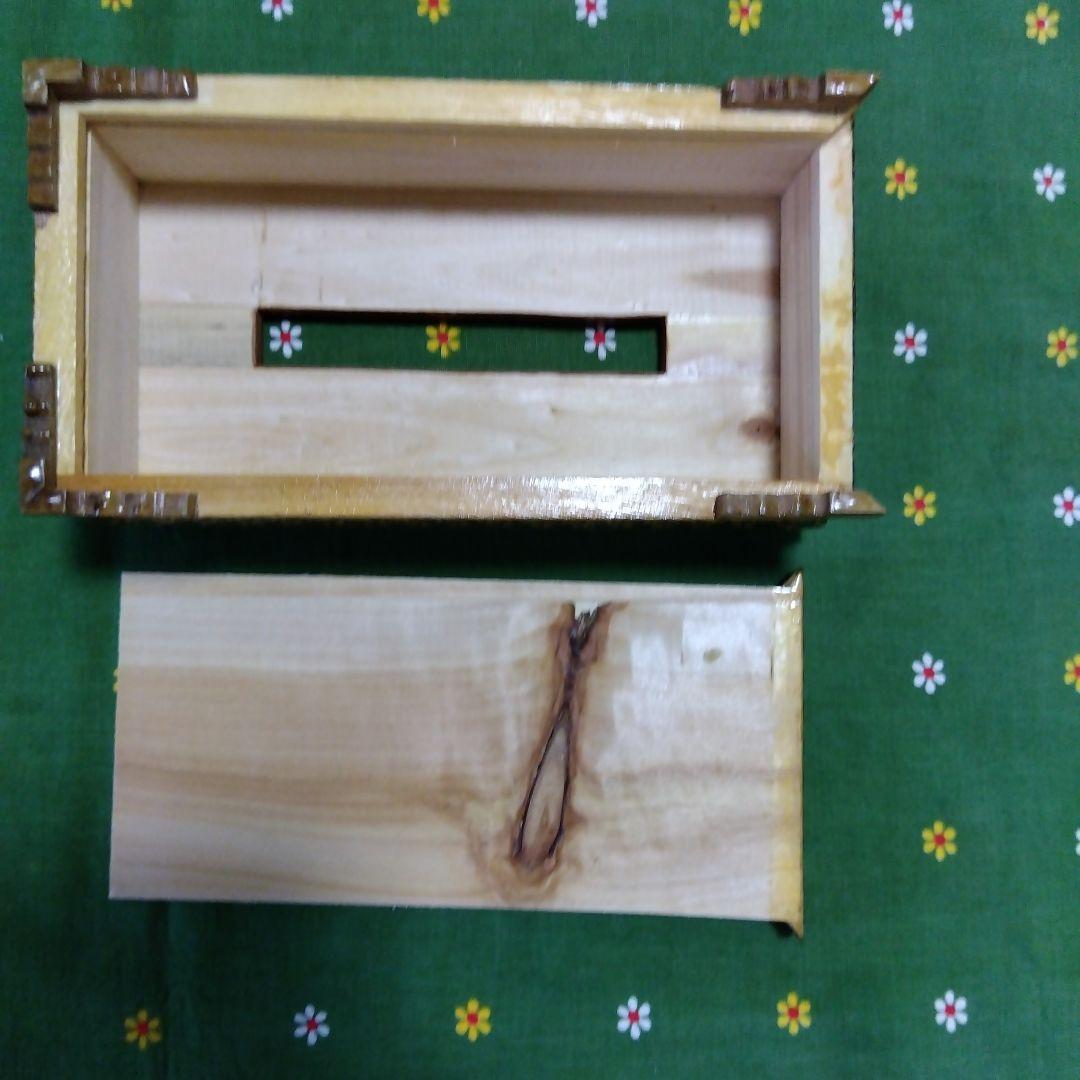 イランの寄木.象嵌細工 ハータムカーリー　ティッシュボックス