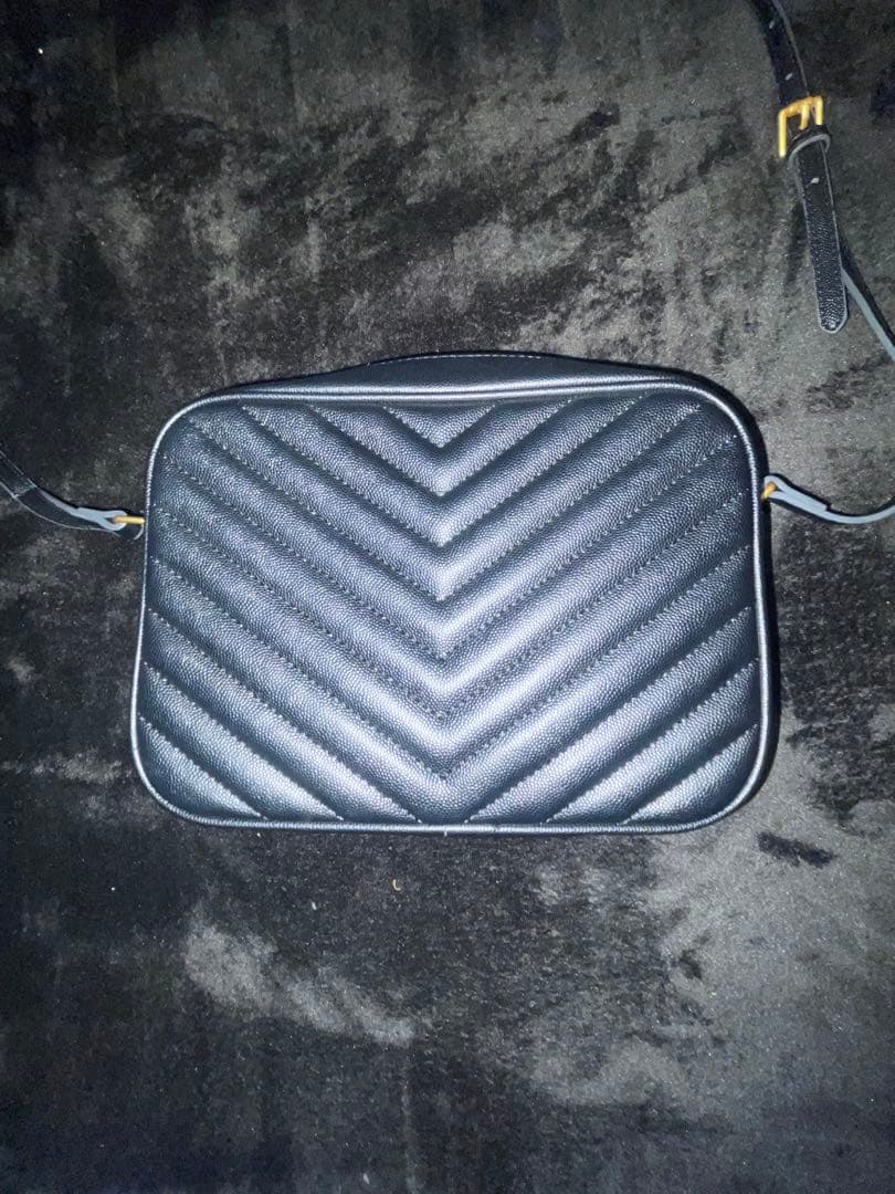 SAINT LAURENT サンローラン ショルダーバッグ キルティングブラック