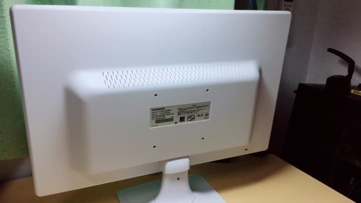 【中古】21.5型モニター ホワイト