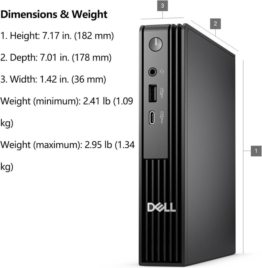 ★小型×高性能★ Dell Pro Micro QCM1250 ミニデスクトップ
