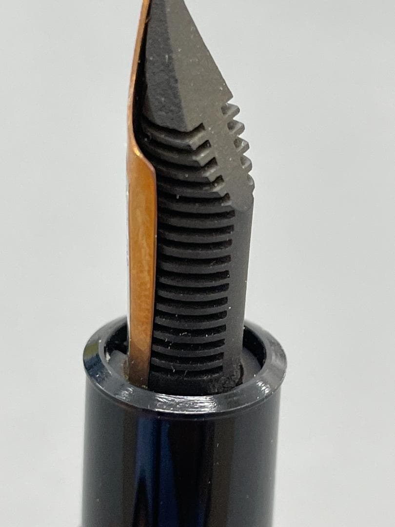 【未使用】モンブラン万年筆149 14C なで肩 首軸一体型 エボナイト芯