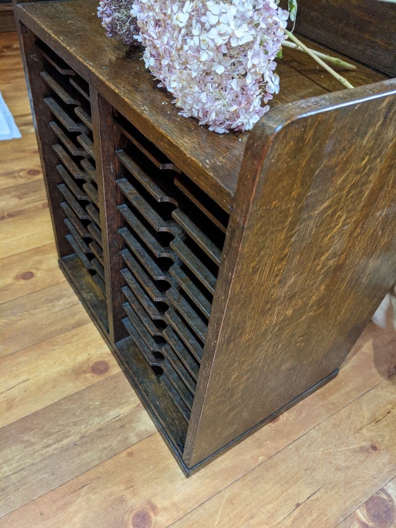 アンティーク　書類棚　棚