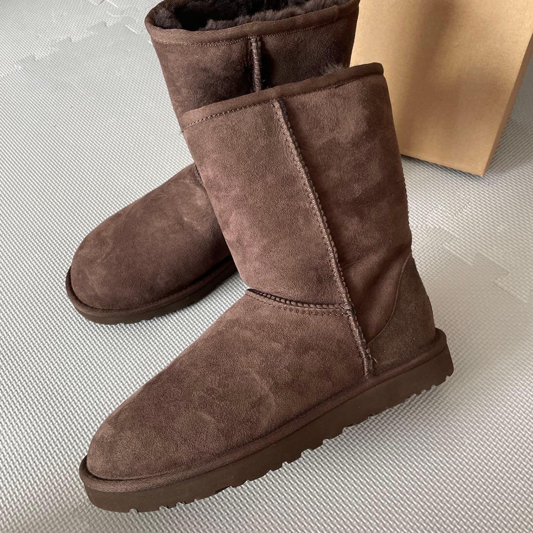 UGG ブラウン ムートンブーツ 25cm ブラウン 茶色