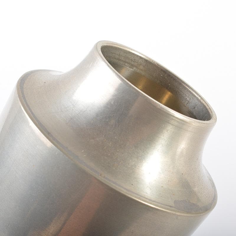 煎茶道具　純錫　静寿居蔵苑造　茶壷　茶心壷　218g　仕覆　共箱　M　R6297